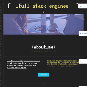 Web Developer Portfolio