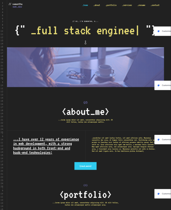 Web Developer Portfolio